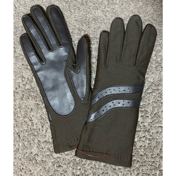 Vtg Hanes Her Way Driving Gloves Ladies Womens Sz M Brown Thinsulate Lined New! - Picture 2 of 10